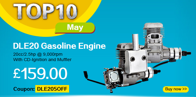 DLE20 gasoline engine coupon promotion