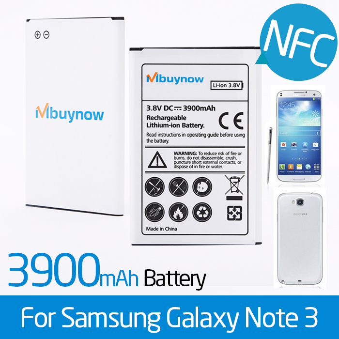New 3900mAh rechargeable NFC Battery for Samsung Galaxy Note 3 SM-N9005/SM-N9000/SM-N9002