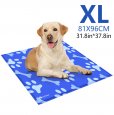 GoPetee Cooling Mat for Dogs Washable Cooling Mat Ice Silk Pet Self Cooling Pad Blanket Cooling Pad Non-Toxic Gel Summer Sleeping Bed (XL-31.8 X 37.8 in)