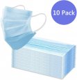 Protection Mask 3-Ply - Pack of (10) - UK Stock, Blue