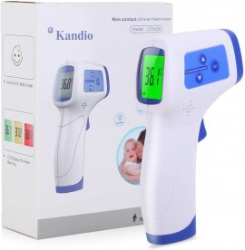 (UK Stock) Mbuynow Forehead Infrared Thermometer, Two Measurement Modes Non-Contact Digital LCD Handheld Thermometer, Accurate and Fast Measurement Temperature for Baby, Adults and Objetcs(New Version)