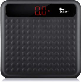 Himaly Digital Bathroom Scales High Precision Body Weighing Scale with Step-On Technology,Backlight Display,180kg/400lb