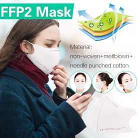 5pcs Mbuynow FFP2 N95 Dust Smog Flu Protection Mask for Unisex Adults UK Stock