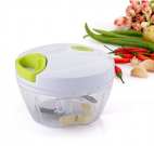 Mbuynow Kitchen Mini Chopper Food Pull Processor with Peeler- for Vegetable, Fruit, Garlic, Herb, Onion, Pull Slicer Cutter Blender Tool