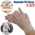 100X Disposable Gloves Powder Free Latex Free Vinyl Tattoo Food Mechanic SIZE M