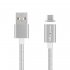 Mbuynow Micro USB Magnetic Adapter Charger Charging Cable for Samsung LG Android Smartphone Devices (Silver)