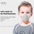 Children Reusable Mouth&Nose Protection Face Mask Breathable Valve W/ 6 Filters M3