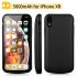 5000mah iPhone XR Battery Case Magnetic Power Bank Charger Back Cover-Black