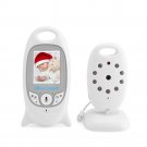 Mbuynow Babyphone Bébé Moniteur Vidéo 2" LCD Couleur Ecoute-Bébé Caméra CMOS avec Night Vision 2.4 GHz Phone Numérique Bidirectionnel sans Fil Baby Monitor Vidéosurveillance+Température Surverillance